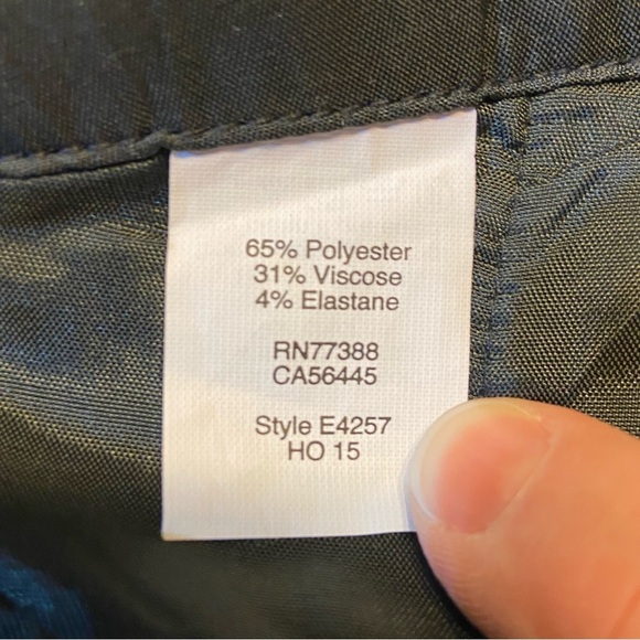 Madewell Caldwell Wide Leg Pull on Pleated Trouser Pants Size 4 Black E4257 *EUC - Picture 11 of 12